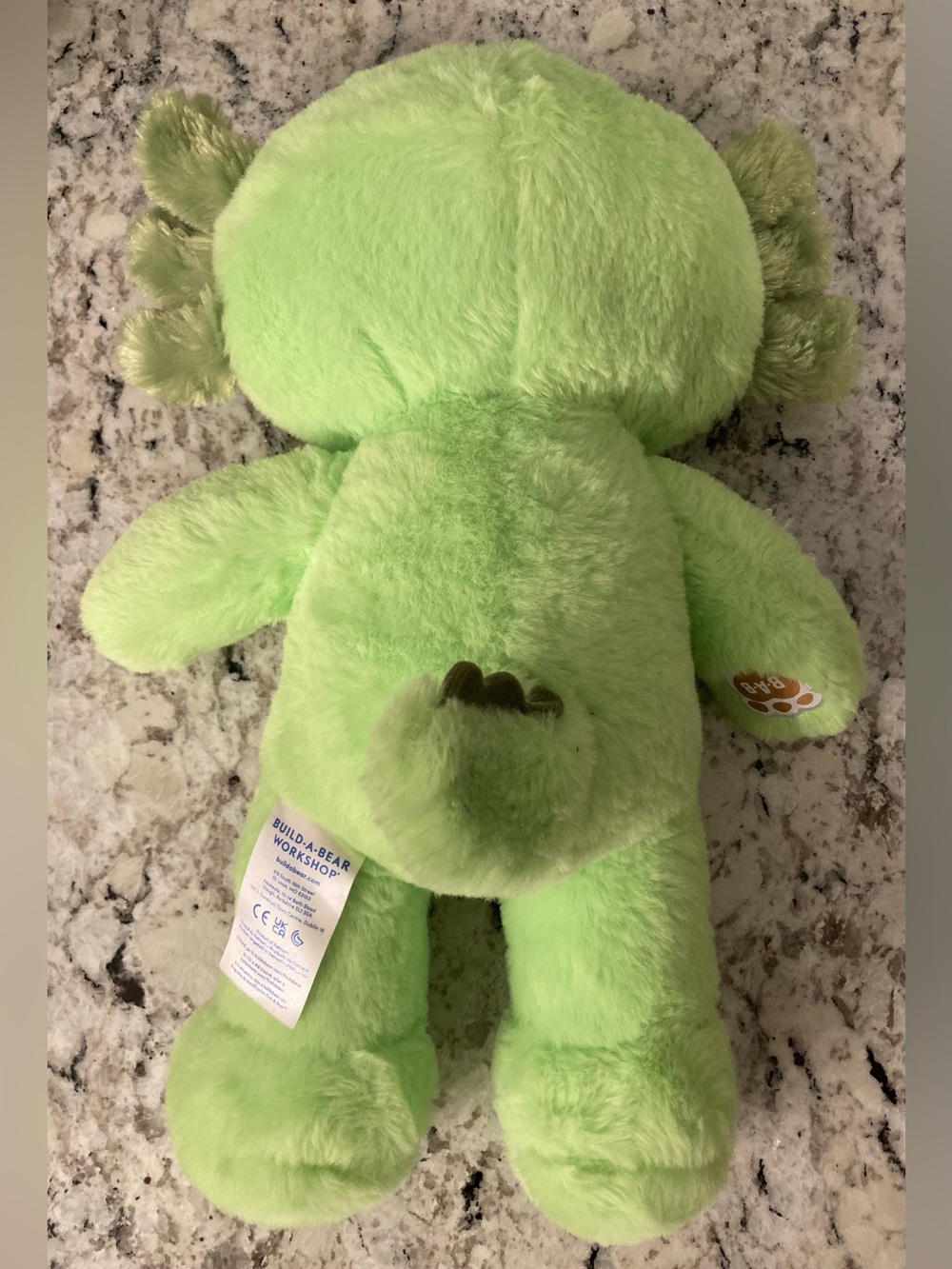 Build A Bear Zombie Axoloti Halloween Plush - Picture 6 of 13